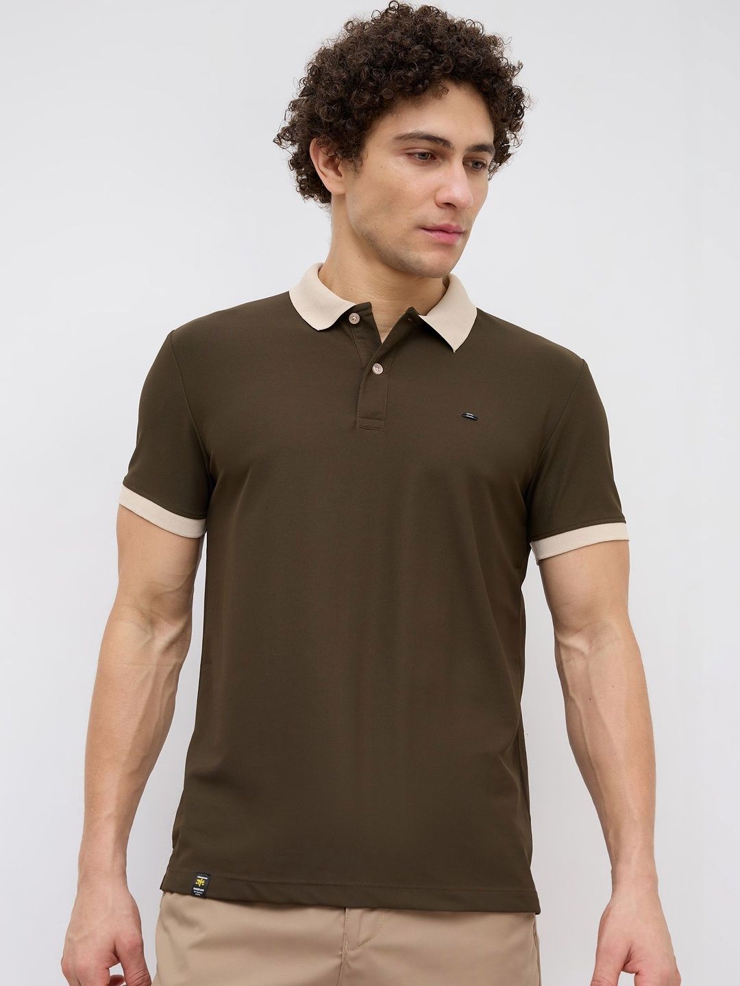 nostrum Polo Collar Short Sleeves Regular Fit Cotton T-shirt