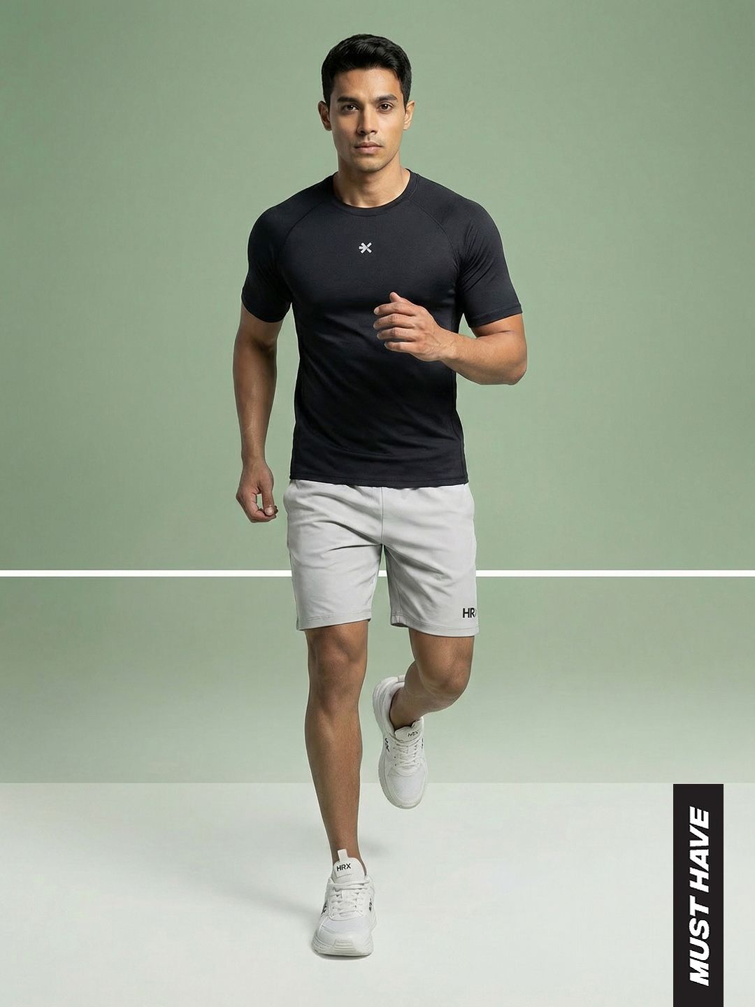 HRX by Hrithik Roshan Slim Fit Rapid-Dry Running T-shirt