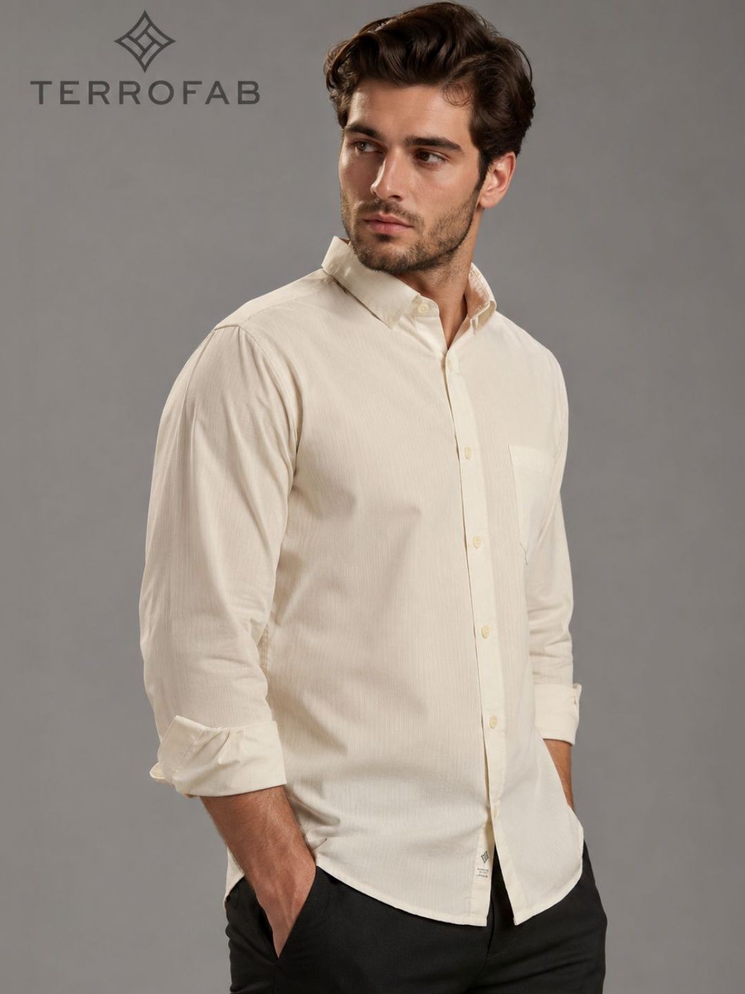 TERROFAB Men Classic Casual Shirt