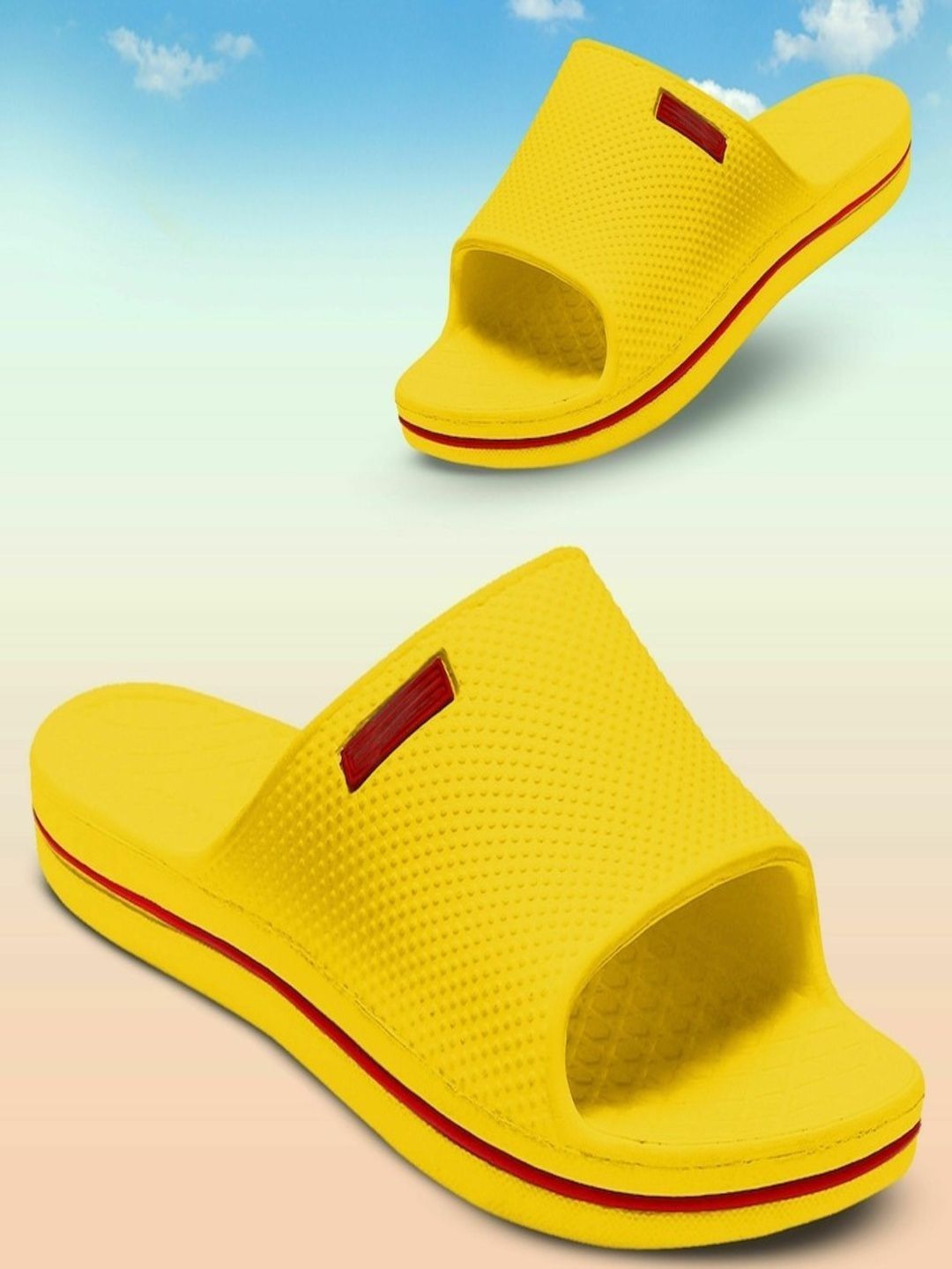 FIVEFEB Men Textured Sliders