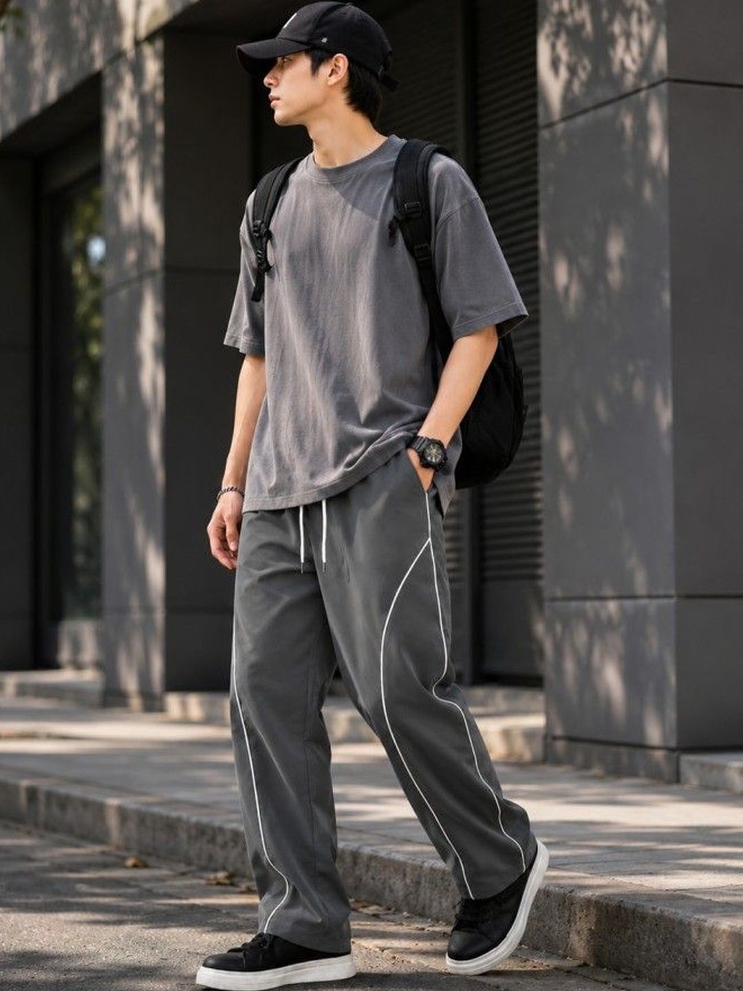 Netclick Men Straight Fit Training Track Pants