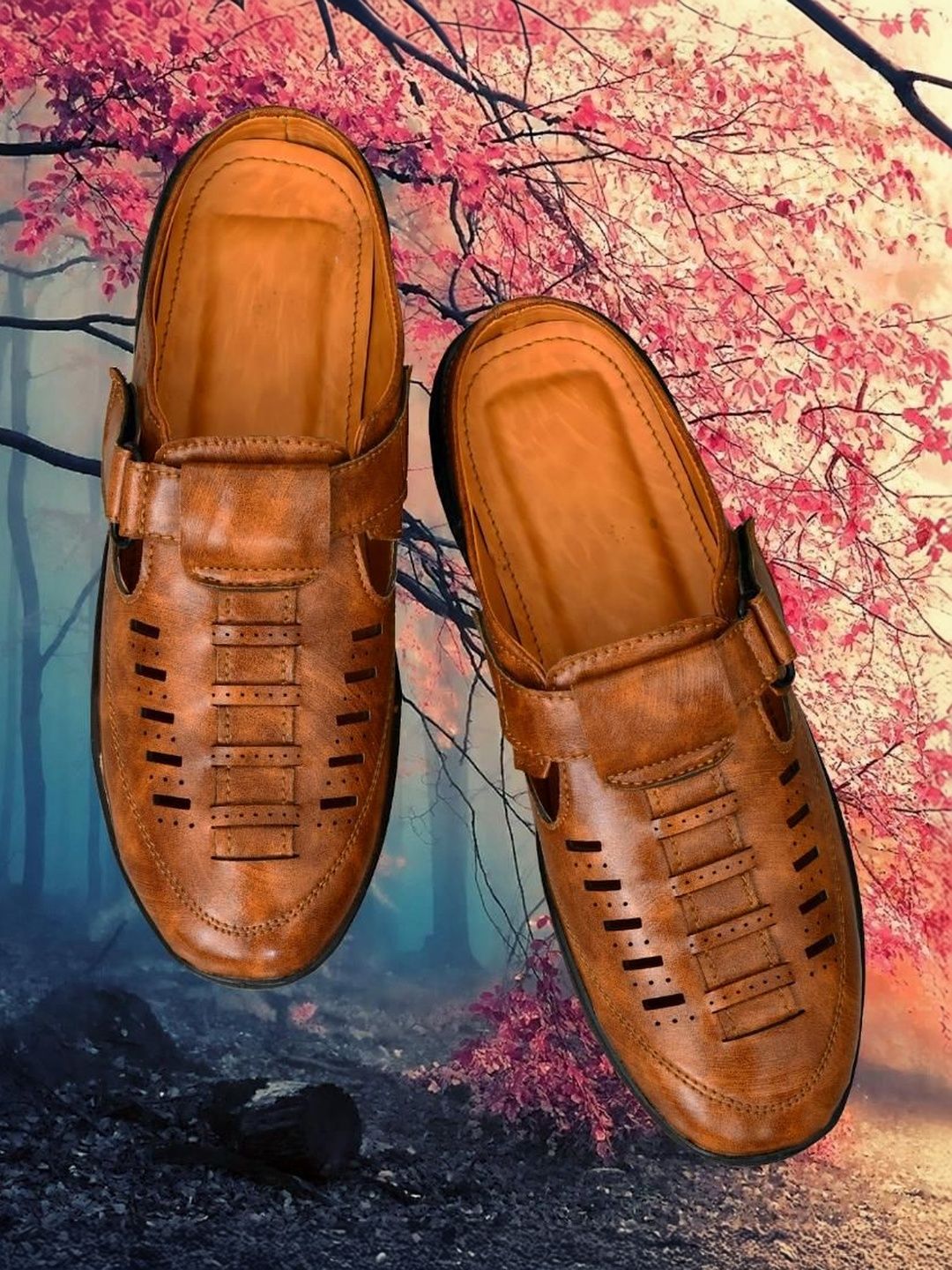 Groofer Men Velcro Shoe-Style Sandals