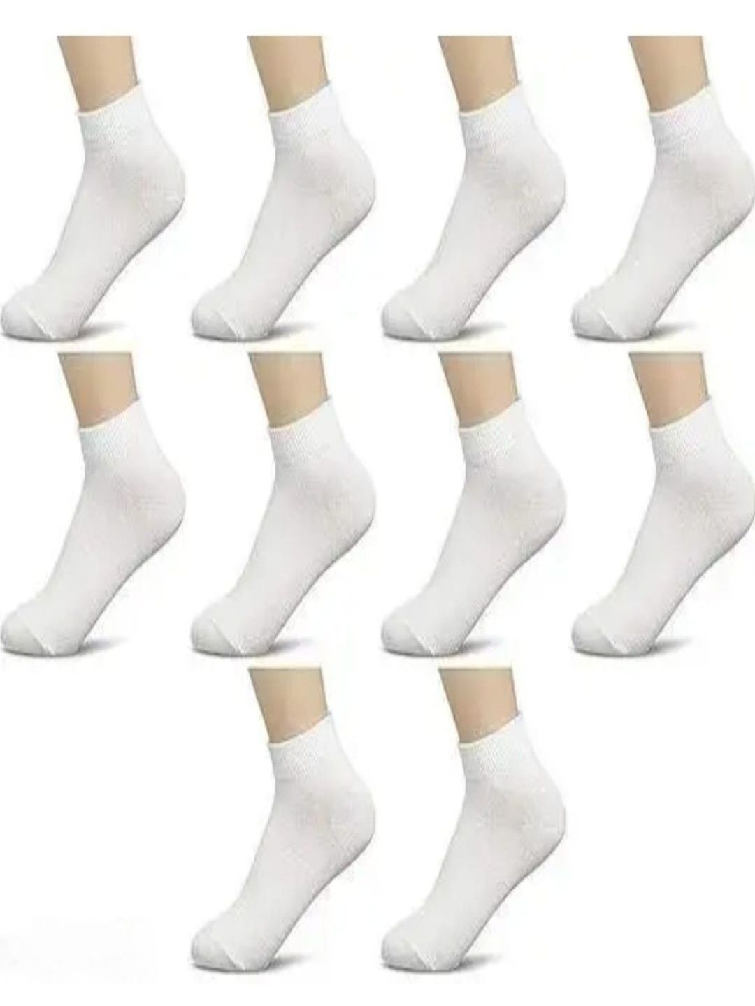 SOKSI Men Pack of 10 Cotton Assorted Ankle Length Socks