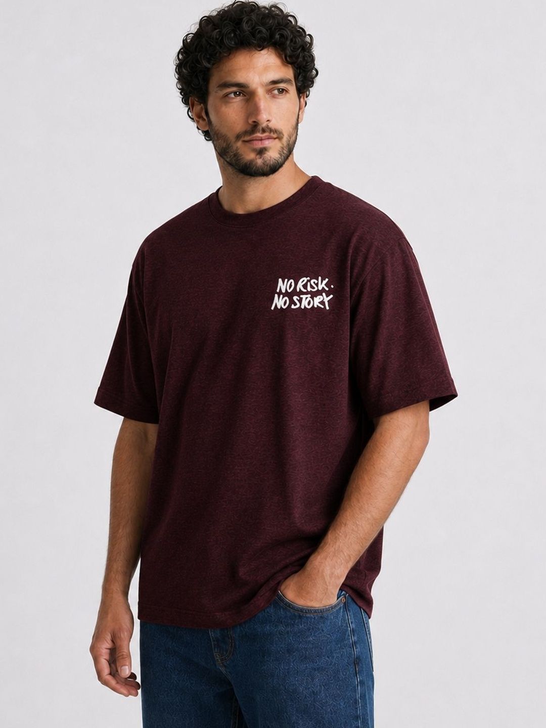 HERE&NOW HERE&NOW Men Typography Printed T-shirt