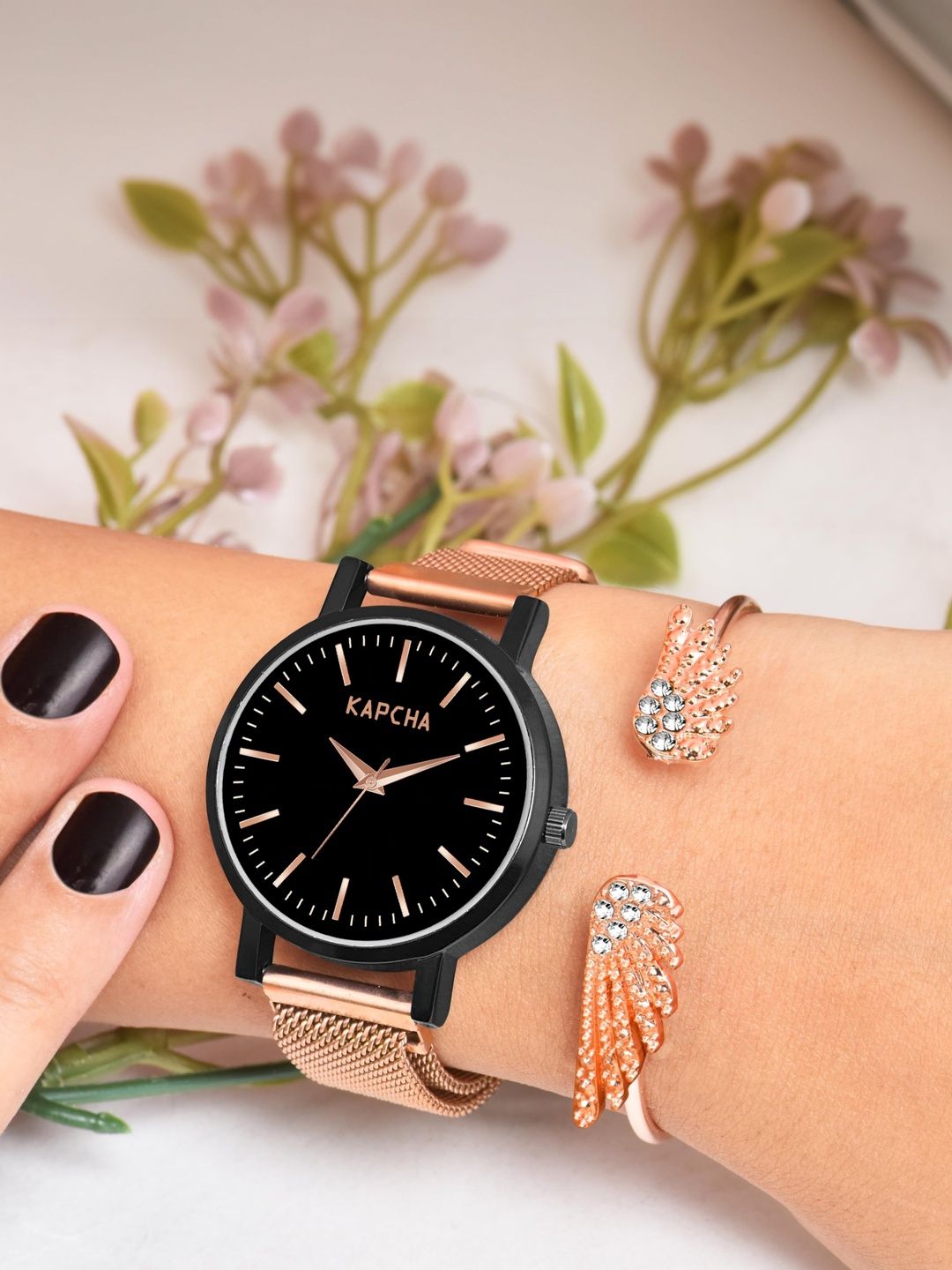 KAPCHA KAPCHA Stainless Steel Watch Gift Set KC-113-128