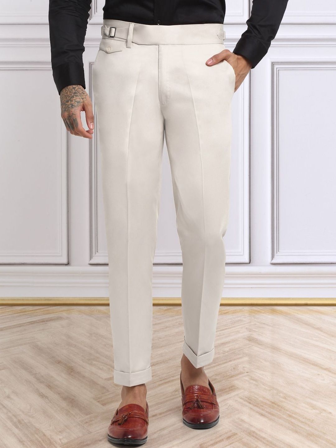 Moda Rapido Moda Rapido Men Slim Fit Easy Wash Trousers