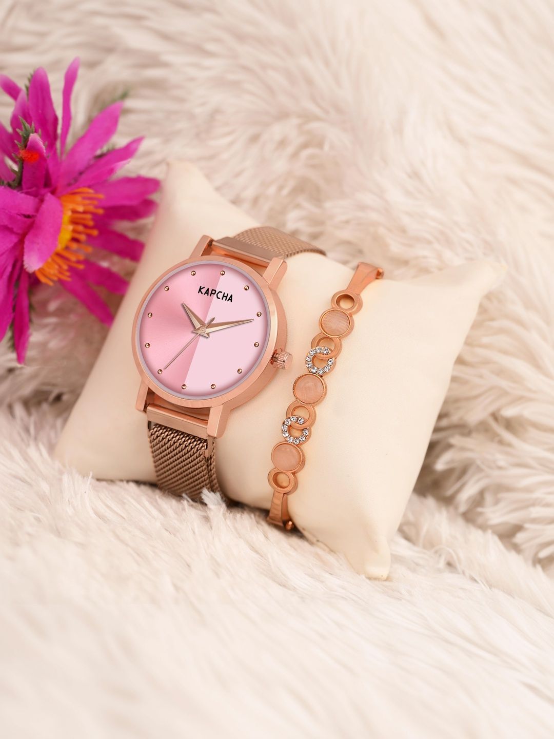 KAPCHA KAPCHA Stainless Steel Watch Gift Set KC-113-07
