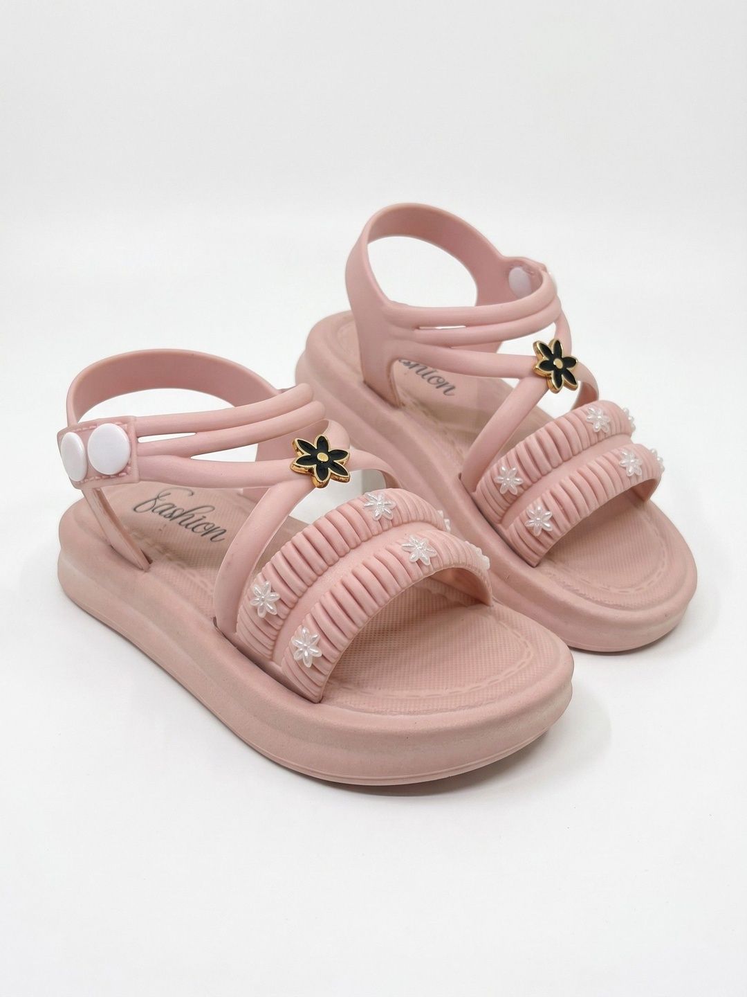 Lil Lollipop Girls Shoe-Style Sandals