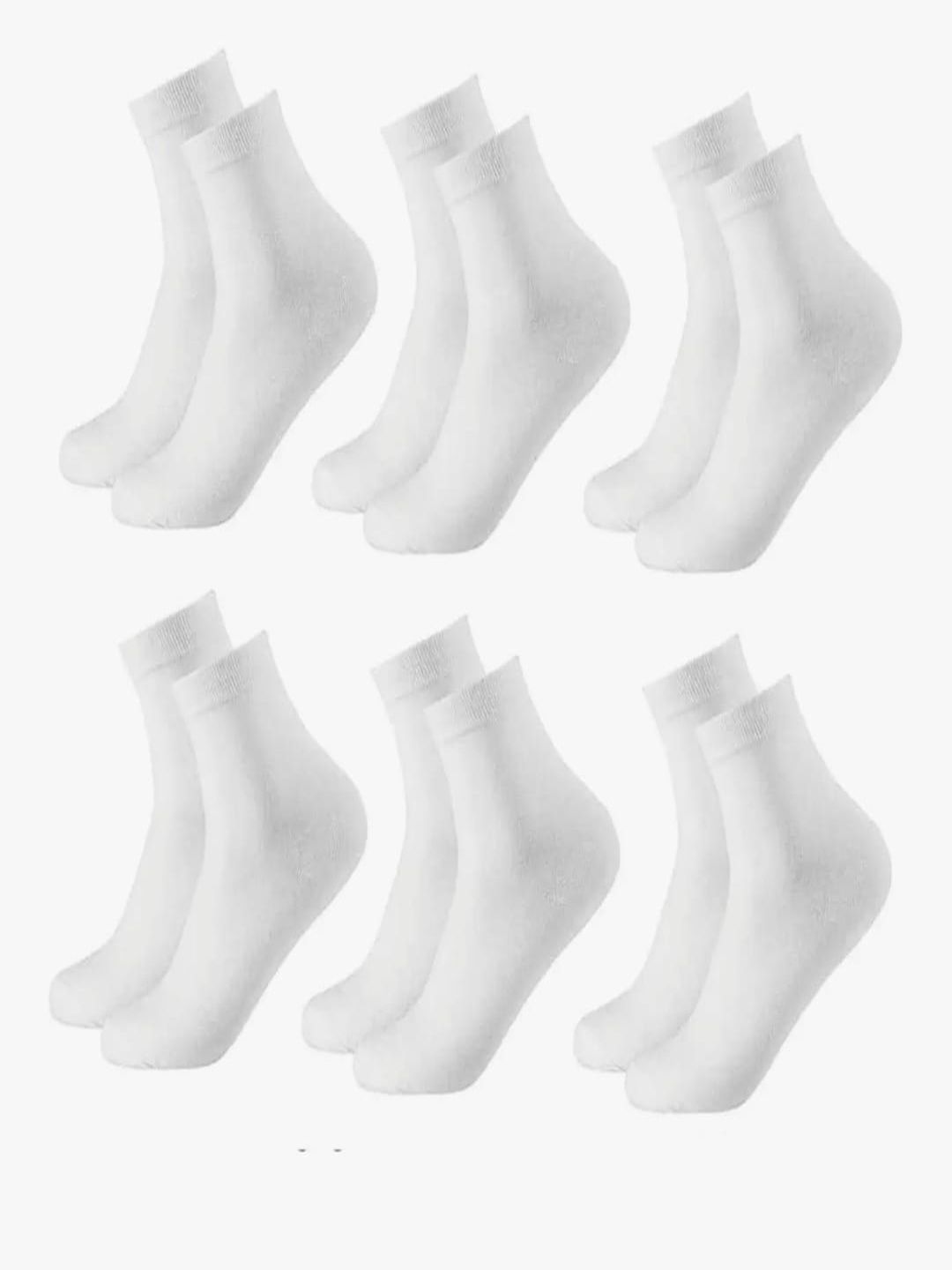 SOKSI Men Pack of 6 Cotton Assorted Ankle Length Socks