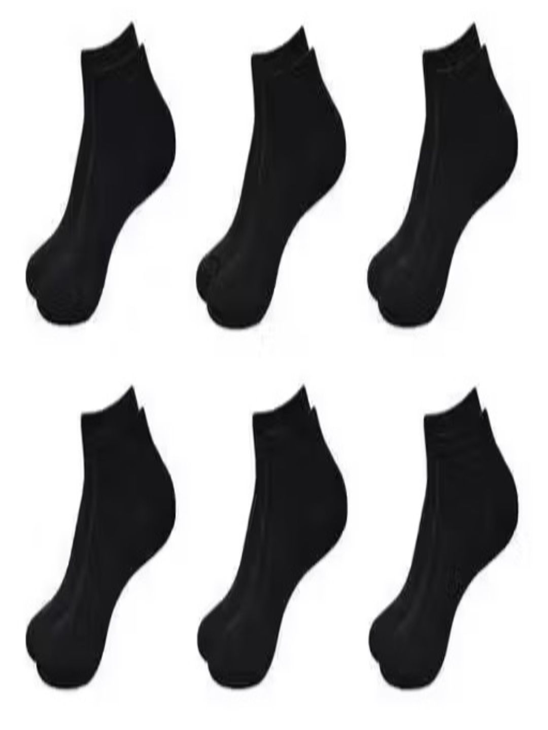 SOKSI Men Pack of 6 Cotton Assorted Ankle Length Socks