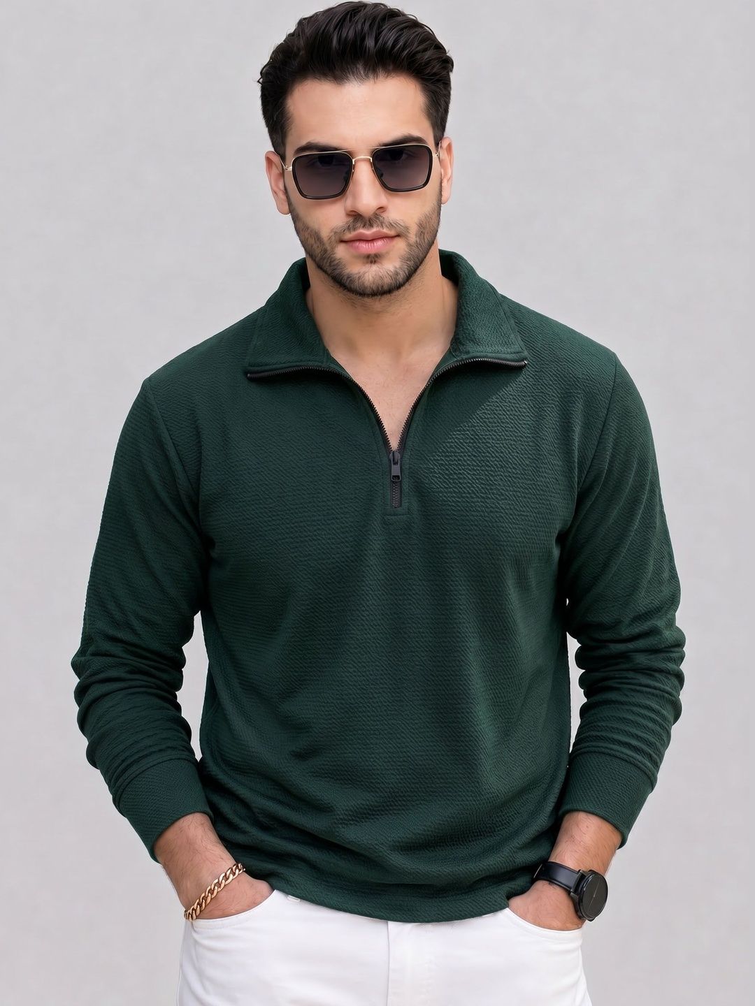 Moda Rapido Men Polo Collar T-shirt