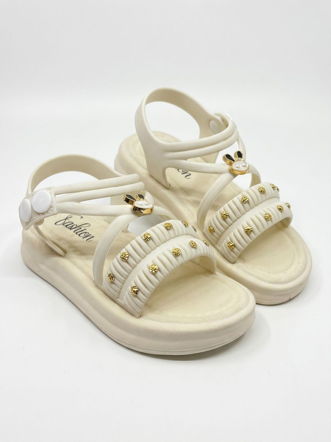 Lil Lollipop Girls Shoe-Style Sandals