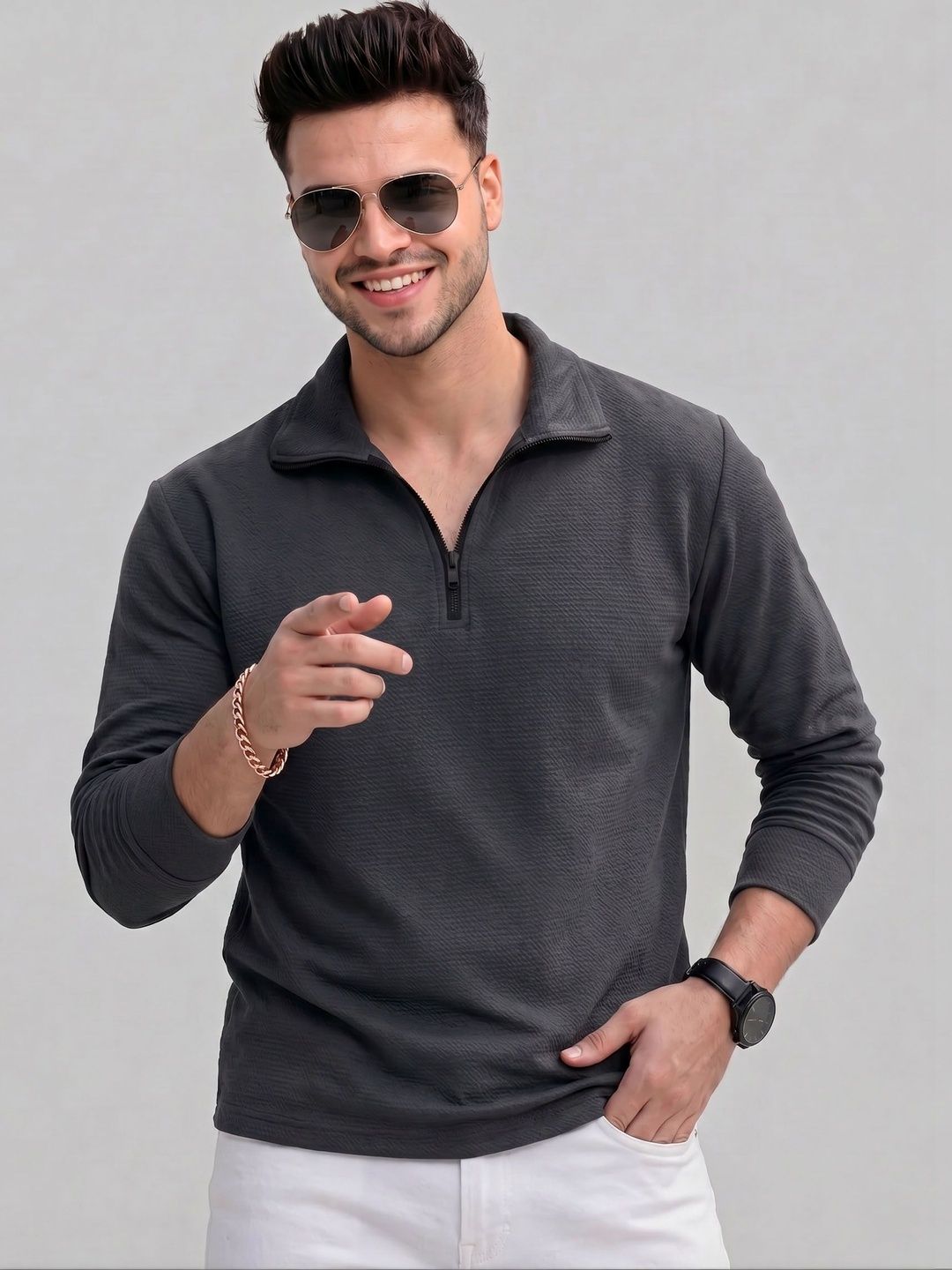 kintu parantu Men Polo Collar T-shirt
