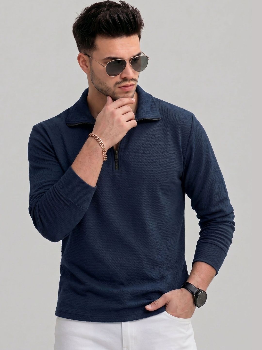 kintu parantu Men Polo Collar T-shirt