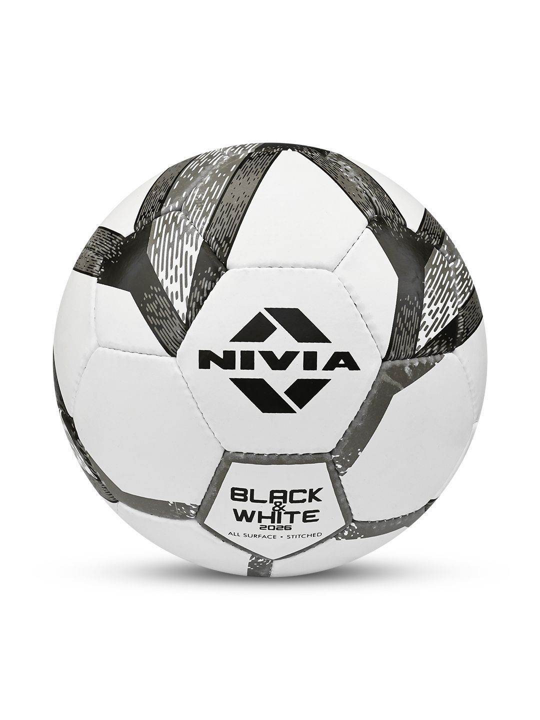 NIVIA NIVIA 32 Panel Rubberized Stitched Football Size-4