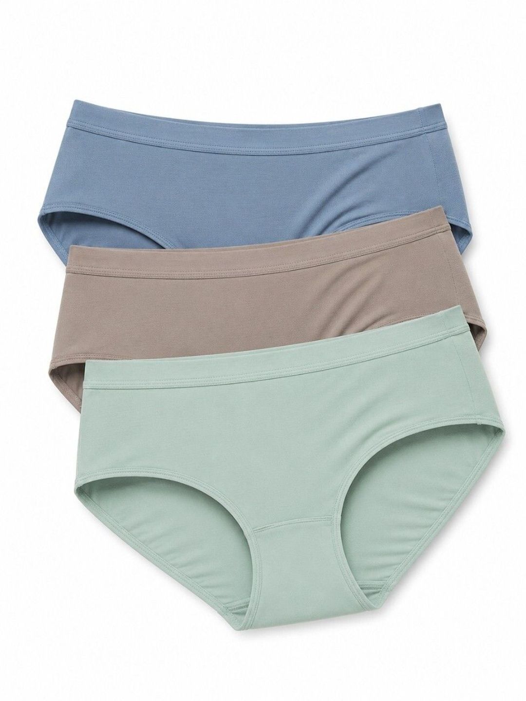 HERE&NOW Women Pack of 3 Assorted Cotton Bikini