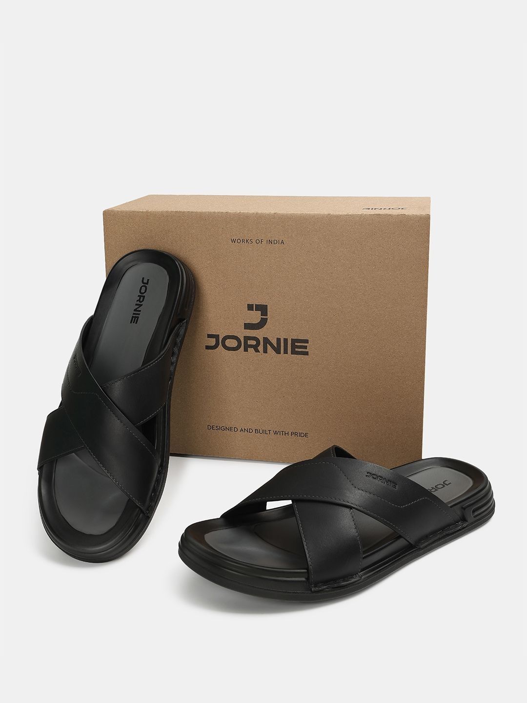 JORNIE Men Leather Sandals