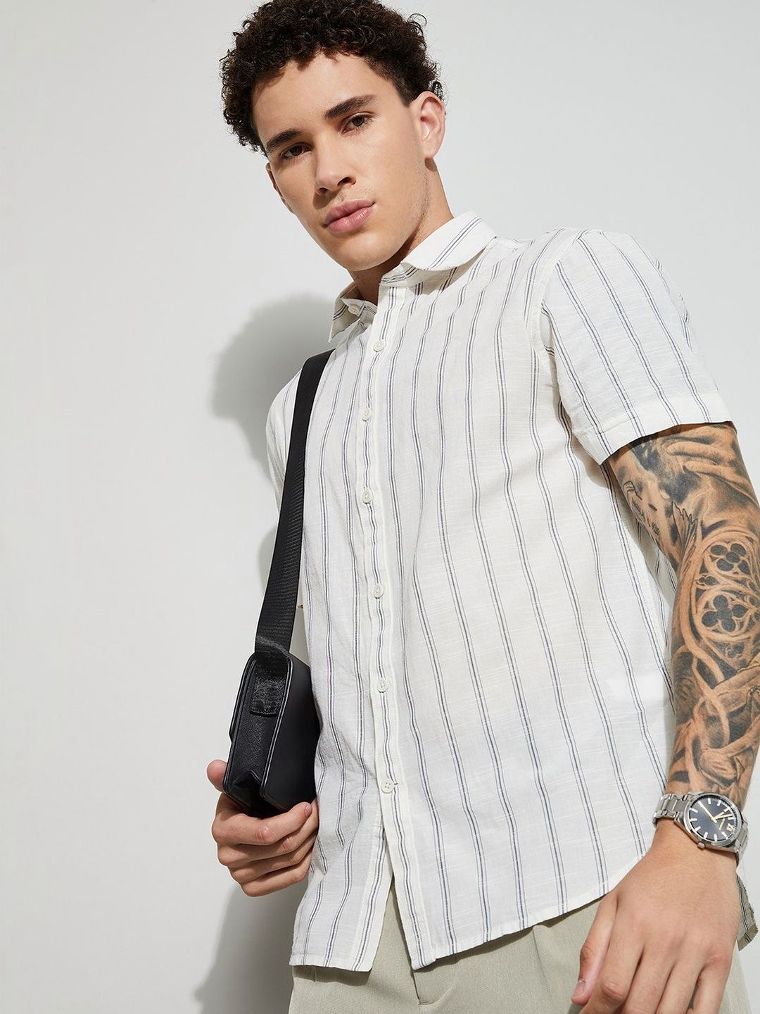 CODE by Lifestyle CODE by Lifestyle Men Striped Casual Shirt