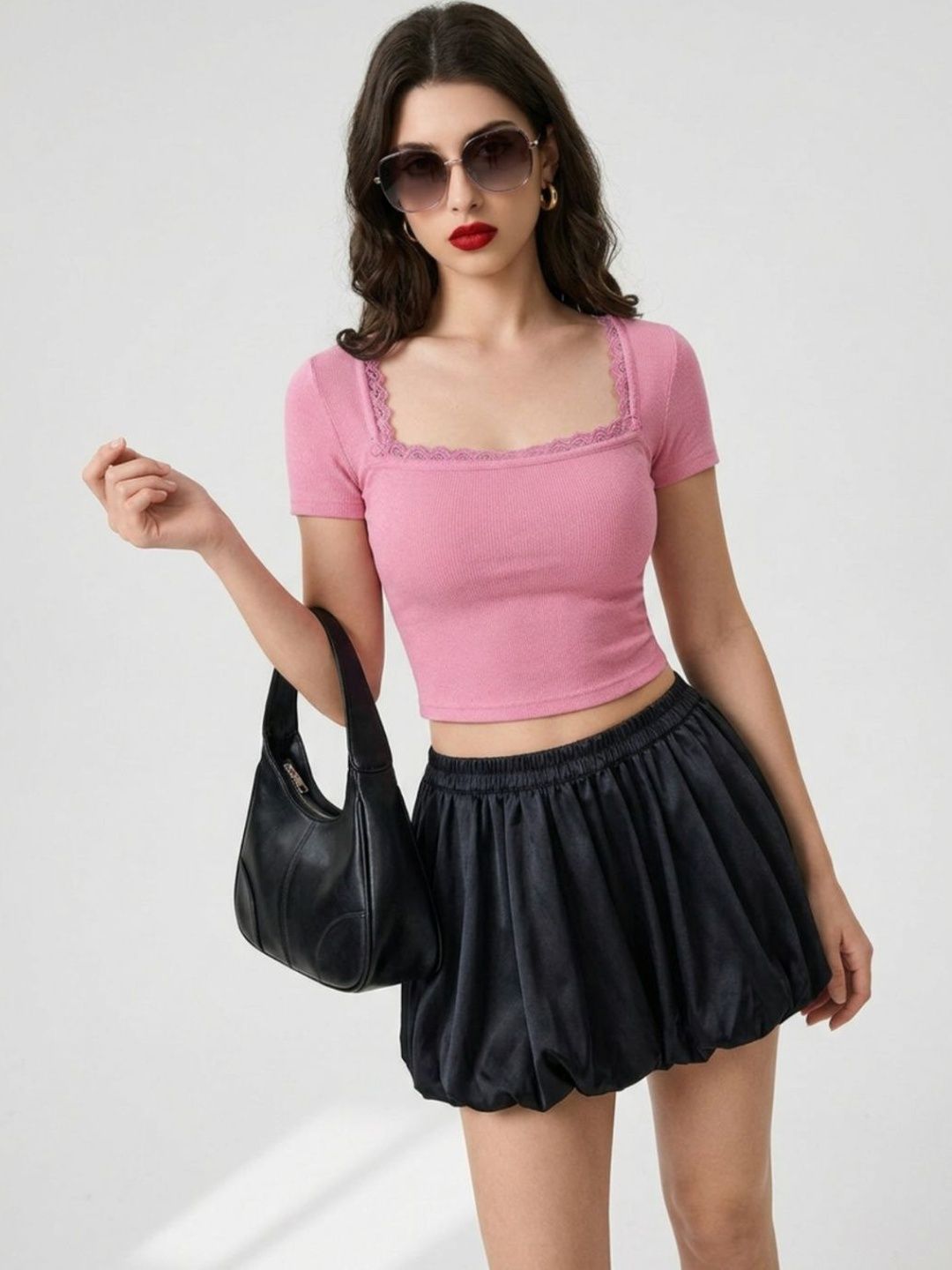 SZN SZN Ruffles Crop Top
