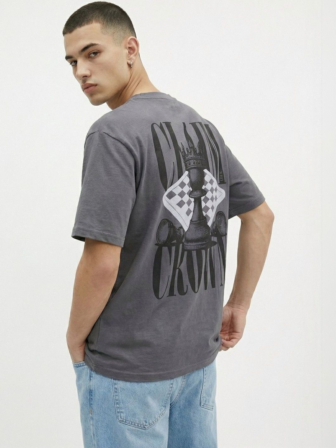 glitchez Men Printed T-shirt