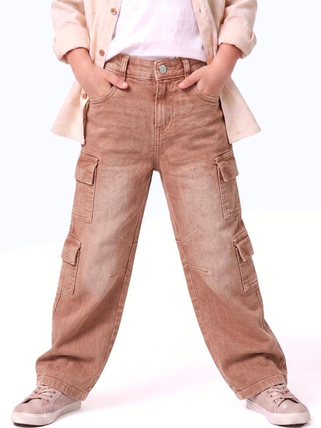 Killer Killer Boys Wide Leg Low-Rise Light Fade Stretchable Jeans