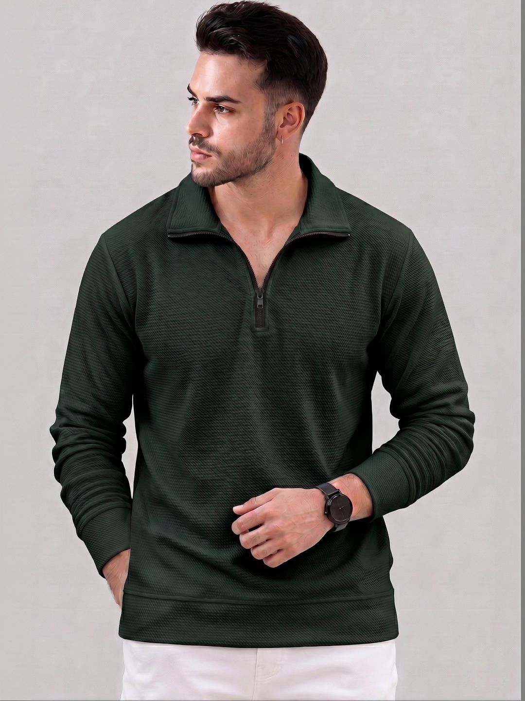 Mast & Harbour Men Polo Collar T-shirt