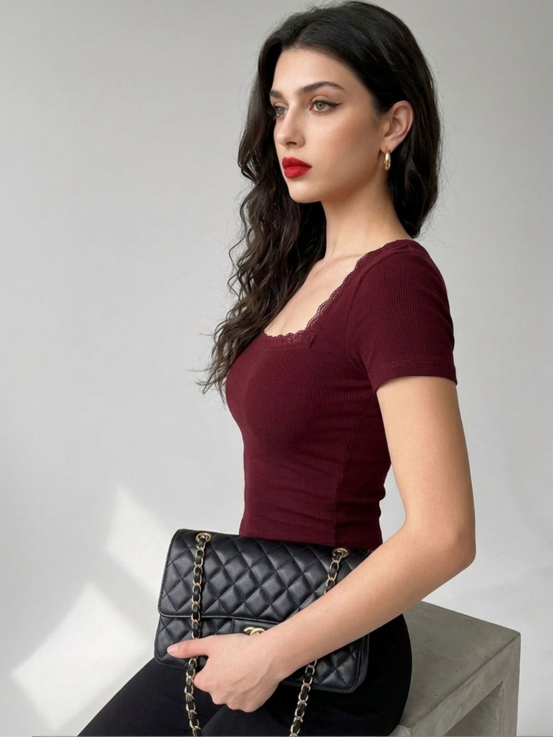 Moda Rapido Moda Rapido Ruffles Crop Top