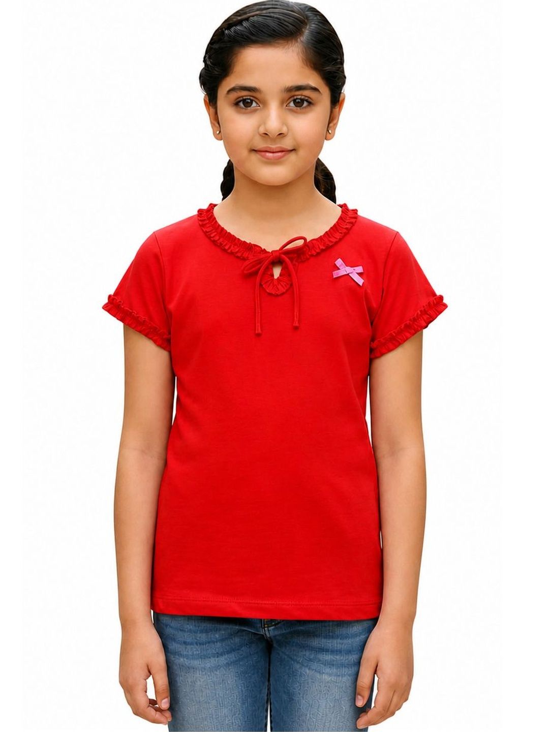 CLEVER Girls Pack of 2 Round Neck Top