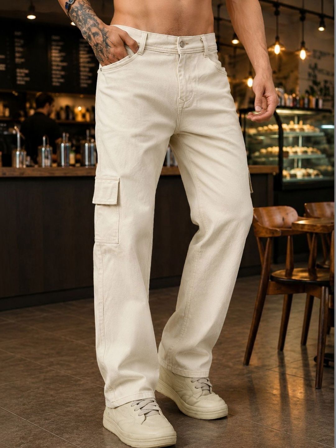 MaverIQ Men Classic Regular Fit Mid-Rise Stretchable Jeans