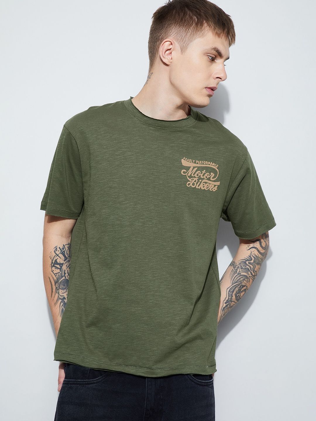 Forca by Lifestyle Men Printed T-shirt