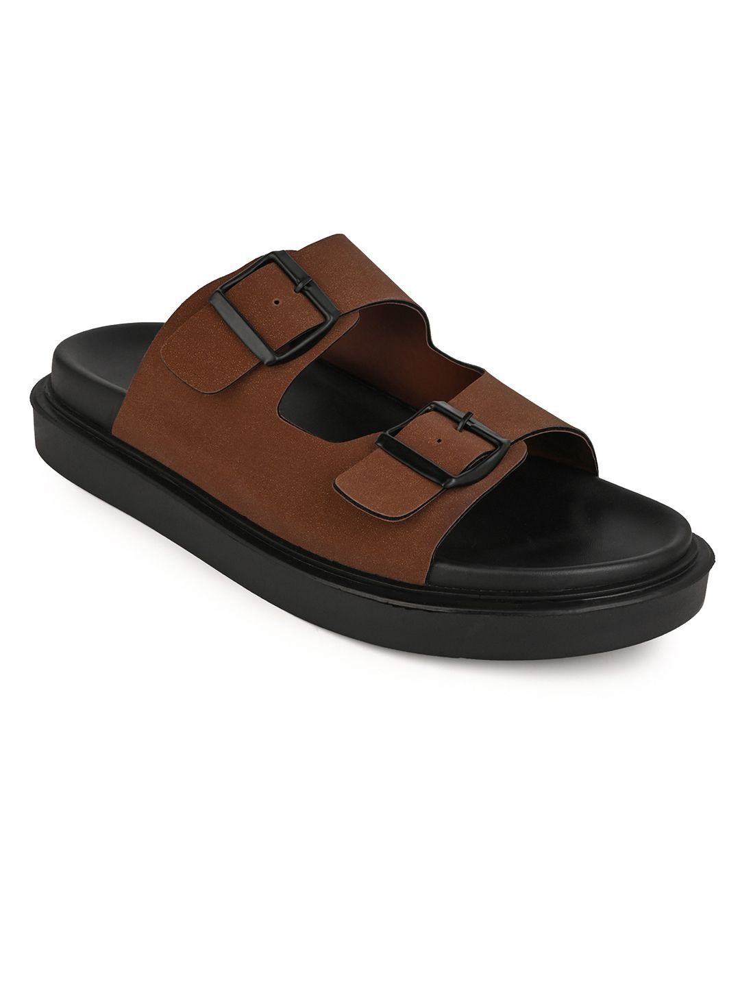 House of Pataudi Men Slip-On Comfort Sandals
