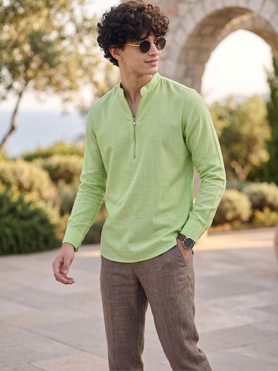 RAY LIGHT Men Kurta