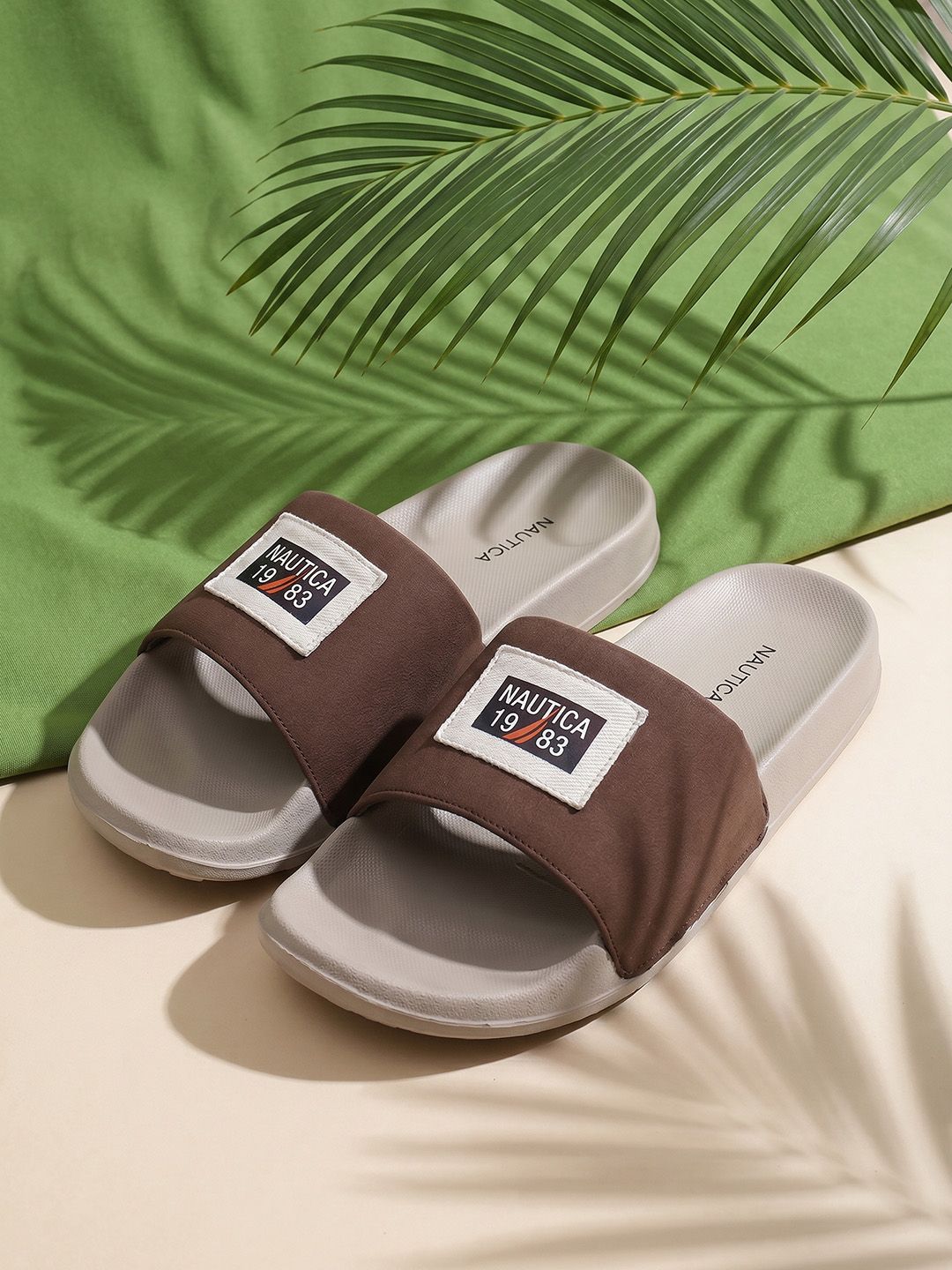 Nautica Men Colourblocked Sliders