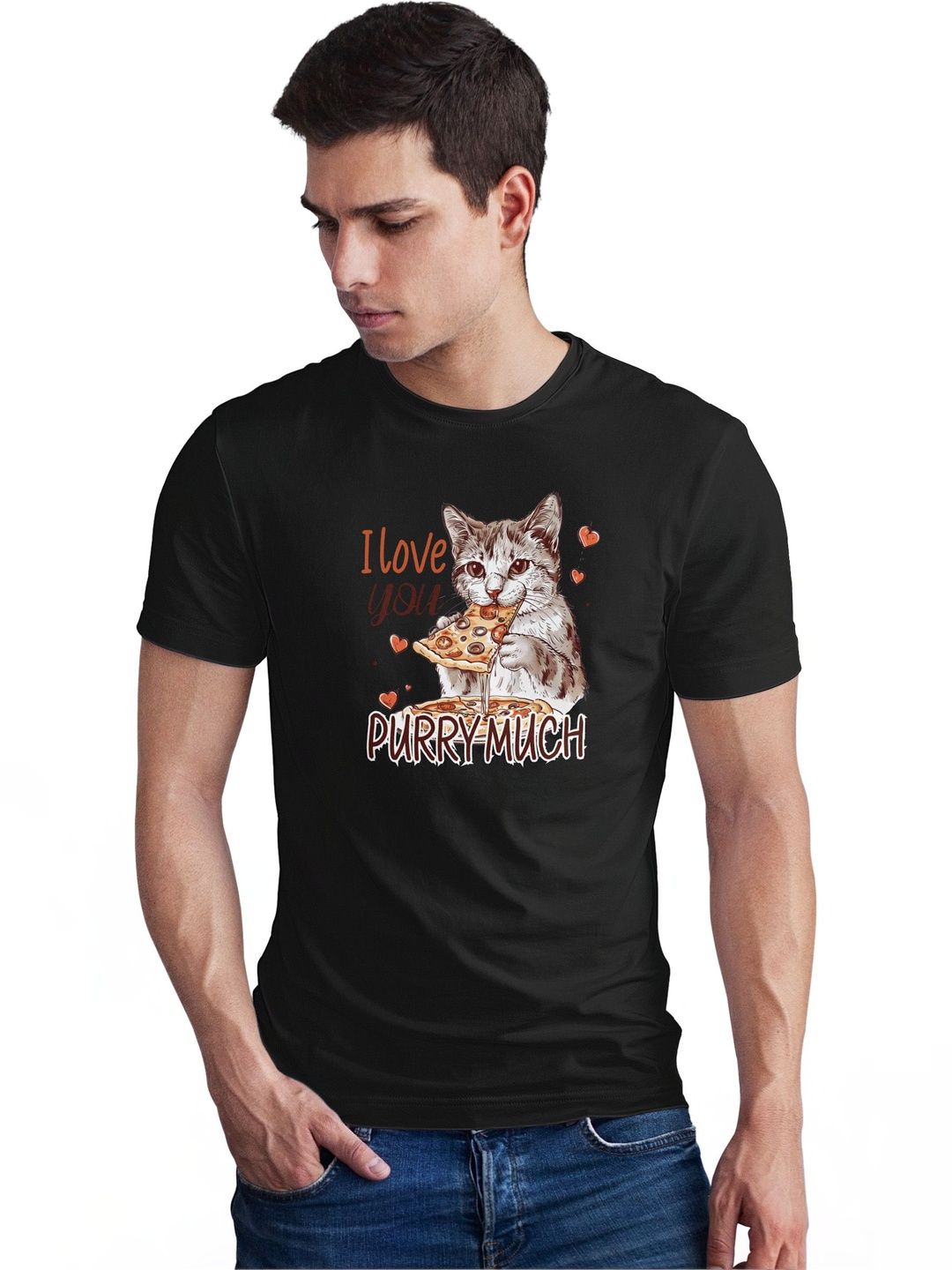 Seekbuylove Men Printed Bio Finish T-shirt
