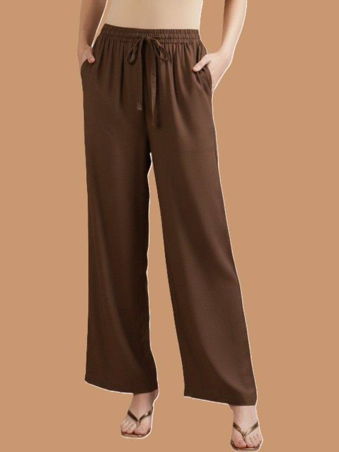 Oxinexx Women Knitted Ethnic Palazzos