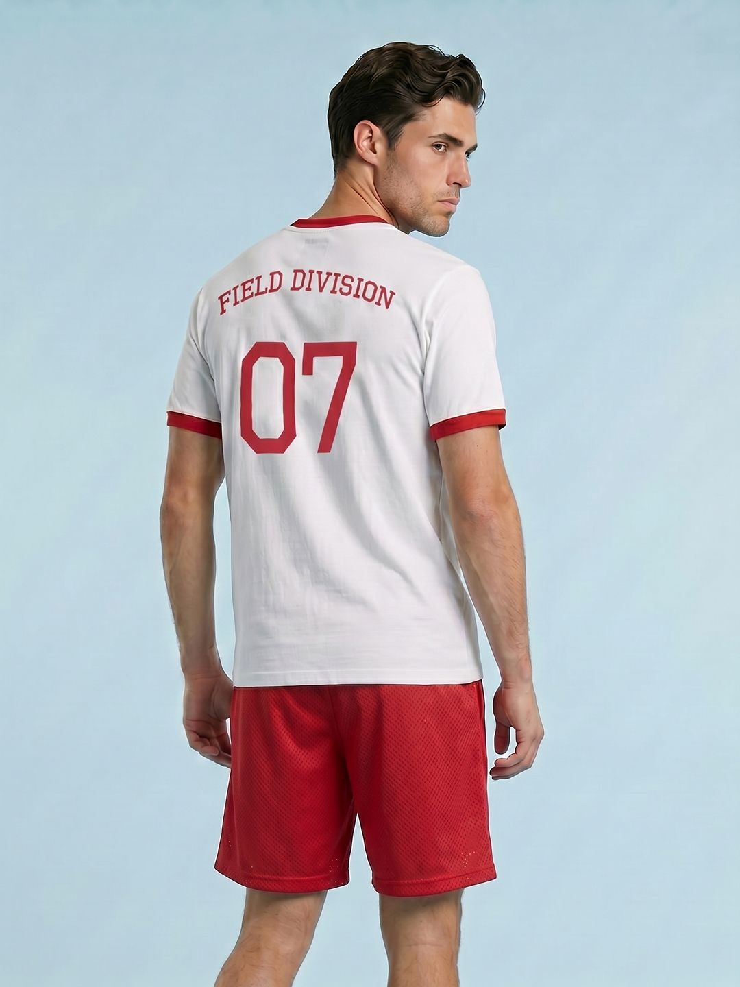 SPORT STREET by glitchez Varsity Printed Relaxed Fit T-Shirt