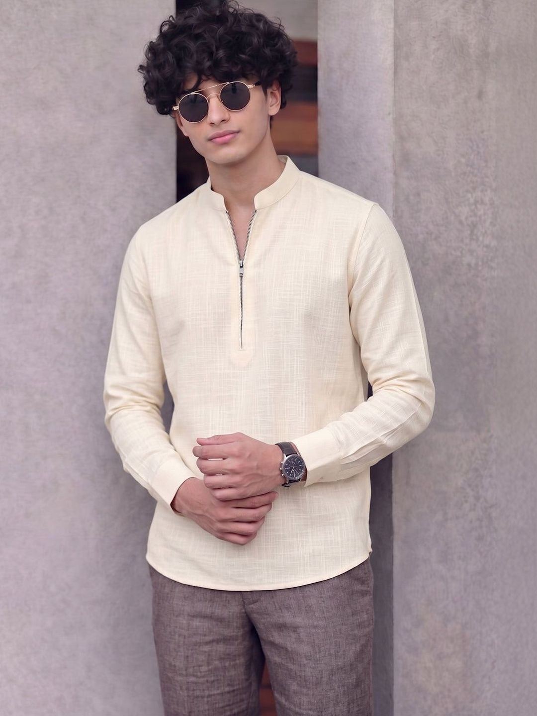 RAY LIGHT Men Kurta