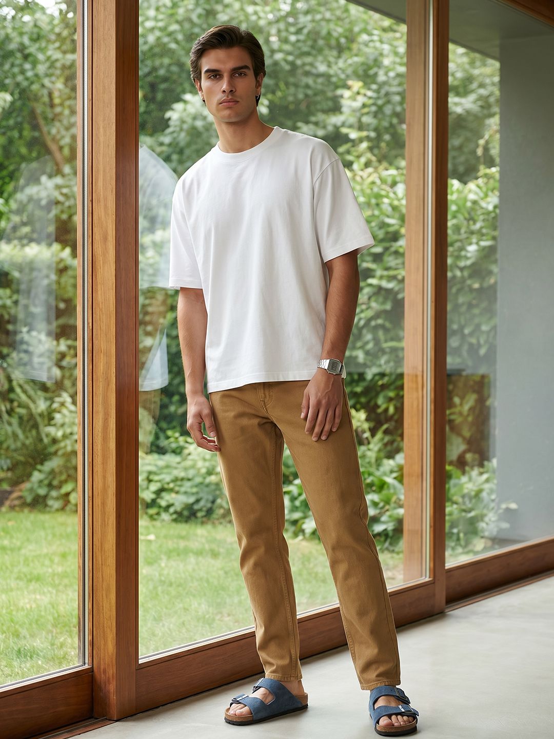 Mr Bowerbird Regular Fit Overdyed Classic Stretchable Jeans