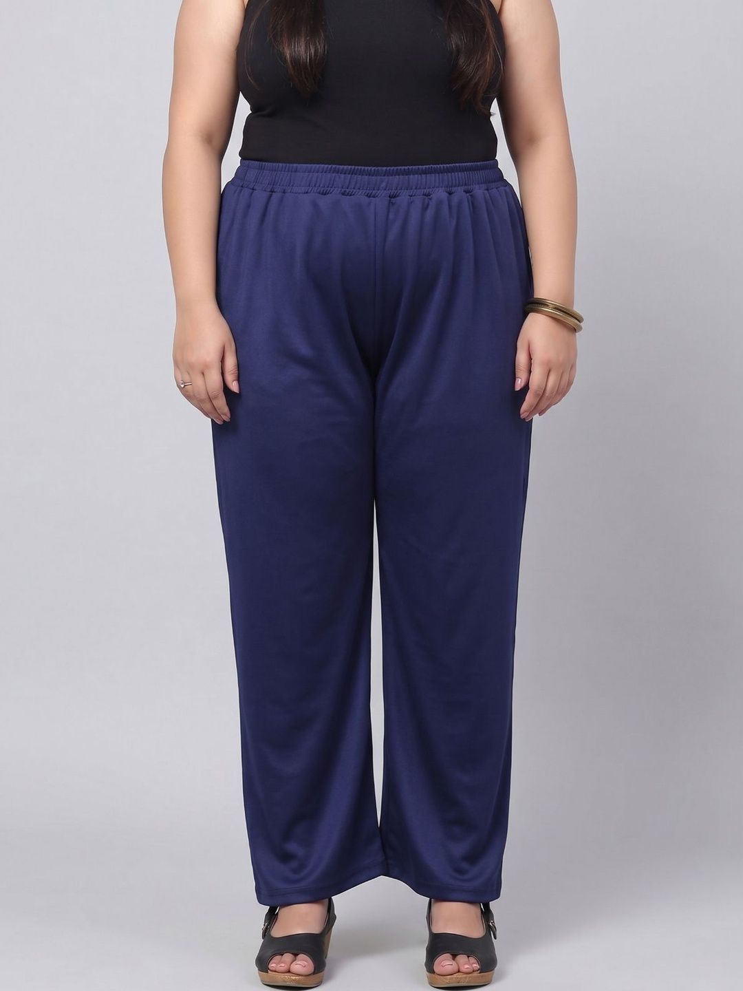 plusS Women Knitted Palazzos
