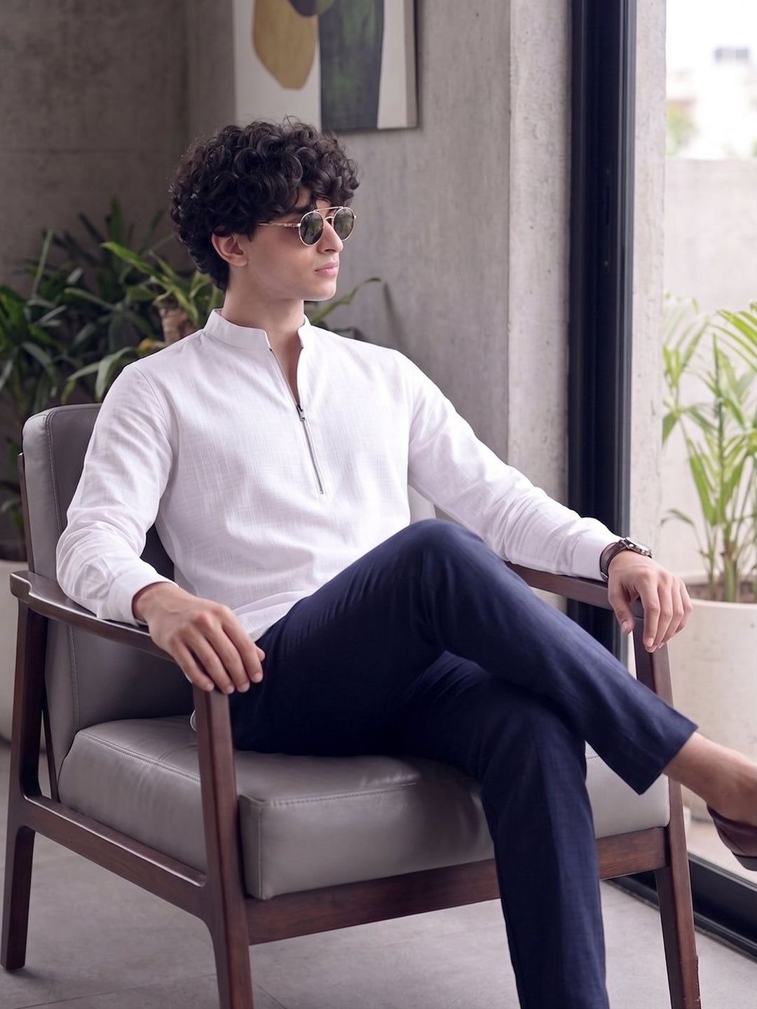 RAY LIGHT Men Kurta