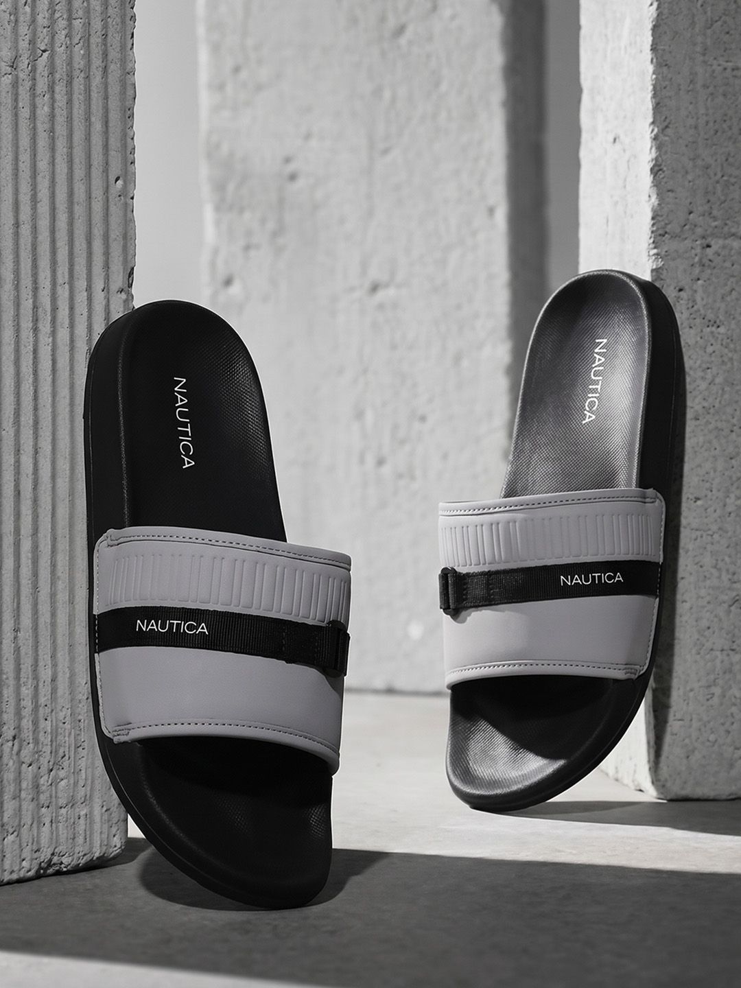 Nautica Men Colourblocked Sliders