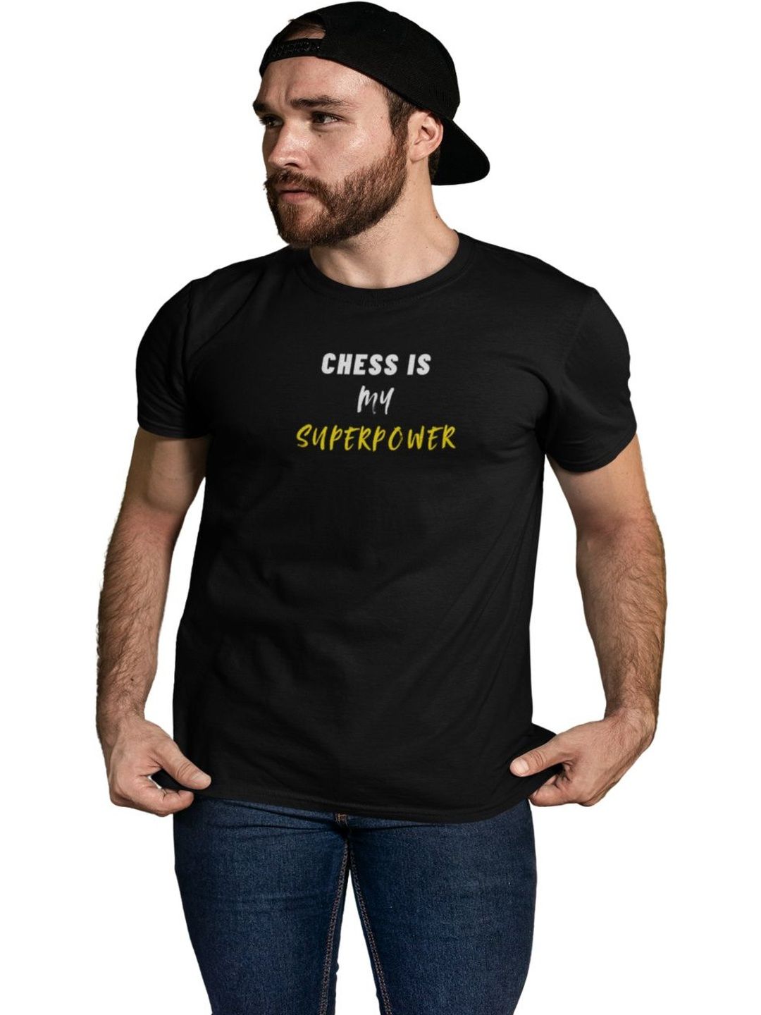 Epic Merch Men Typography Printed T-shirt