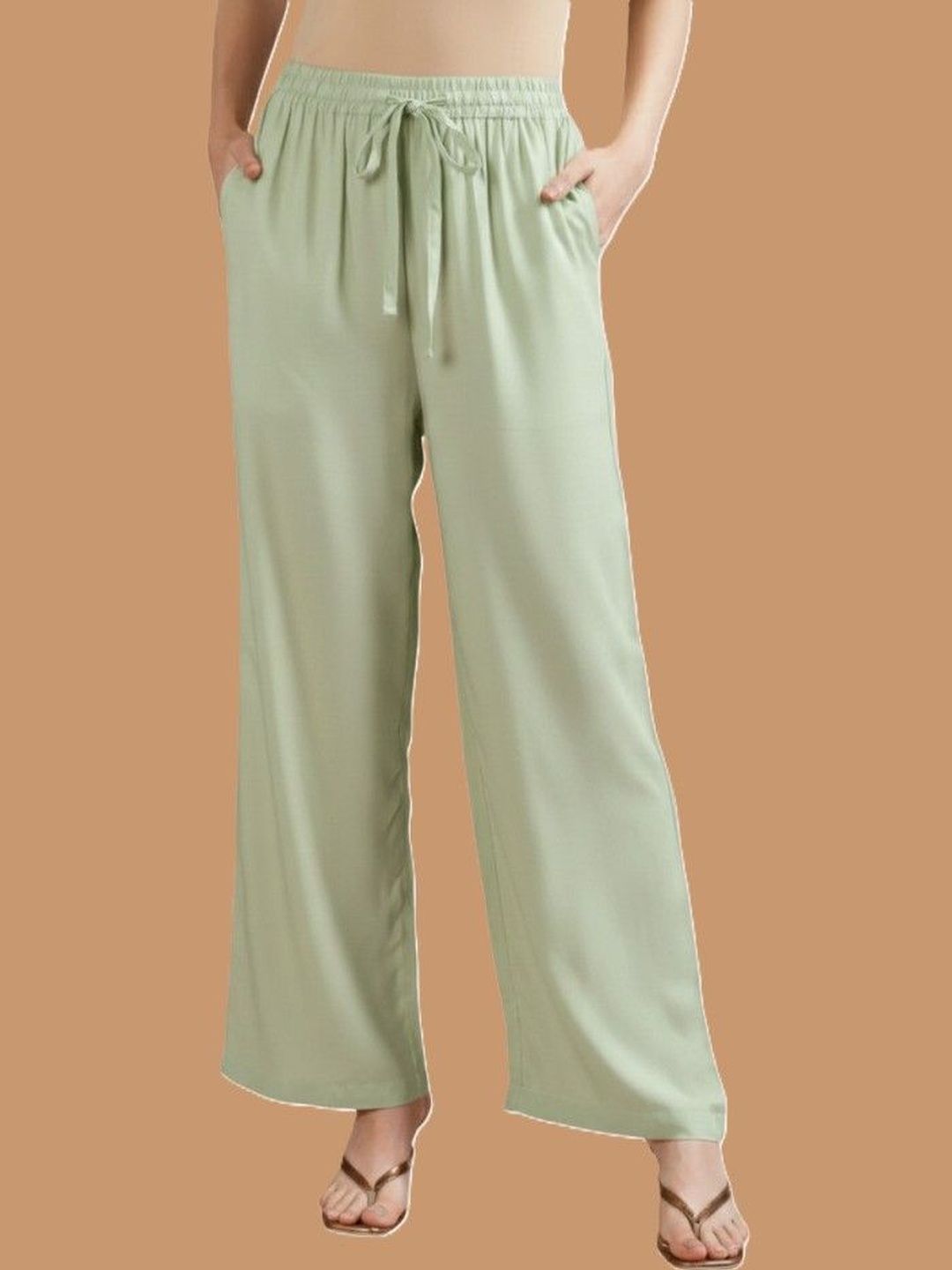 Oxinexx Women Knitted Ethnic Palazzos