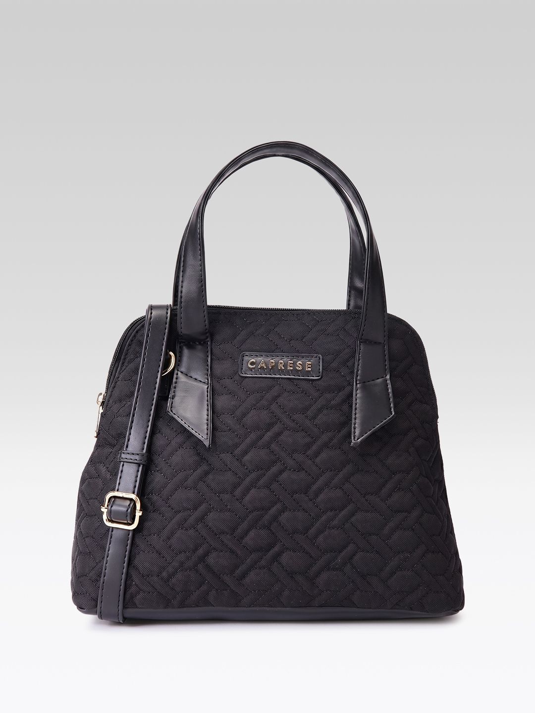 Caprese Caprese Textured Structured Handheld Bag