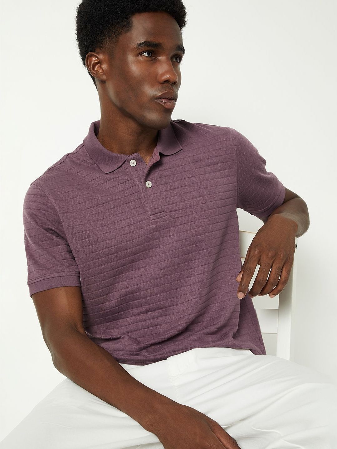 max Men Polo Collar T-shirt