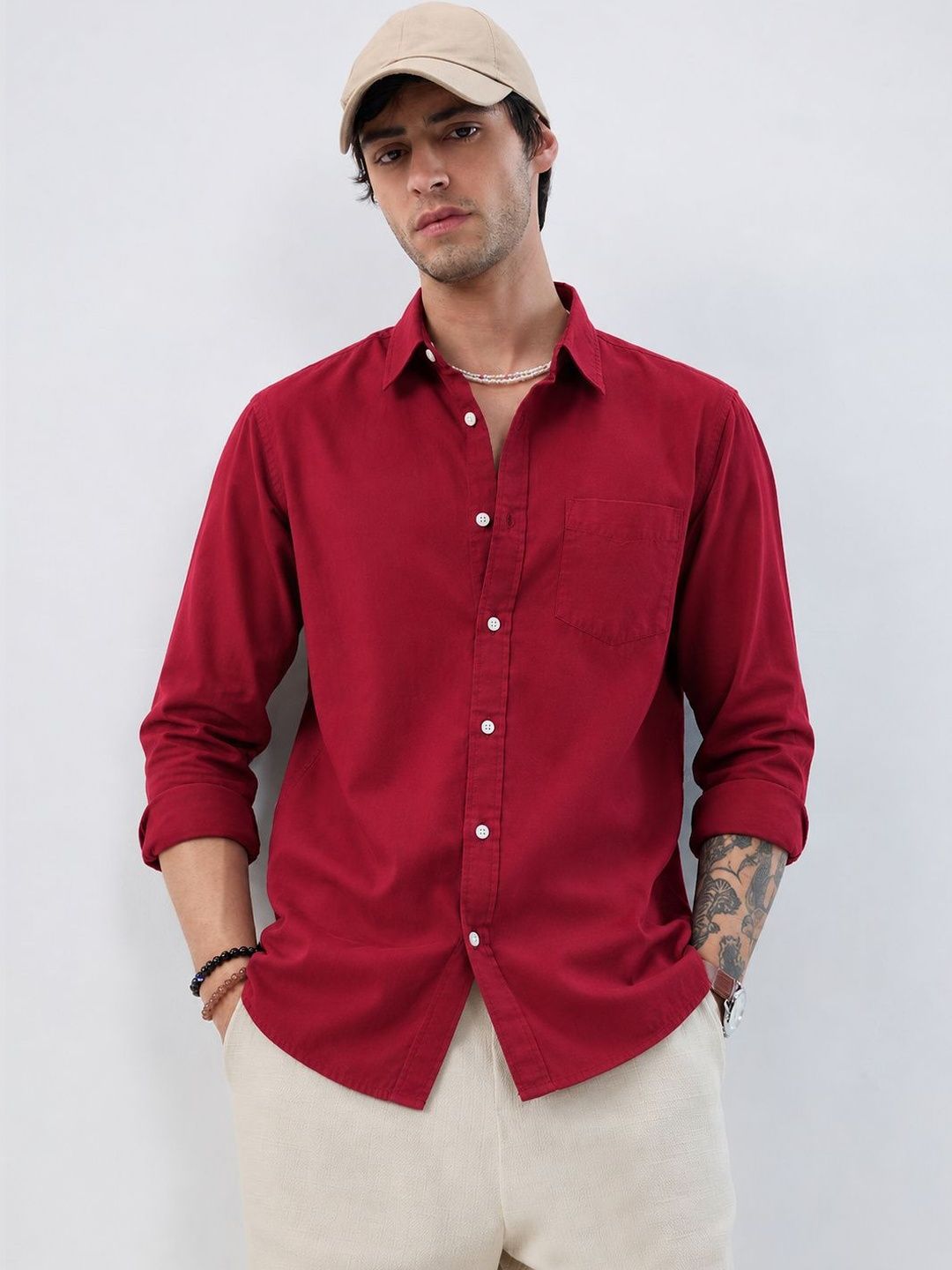NETTO UOMO Men Casual Shirt