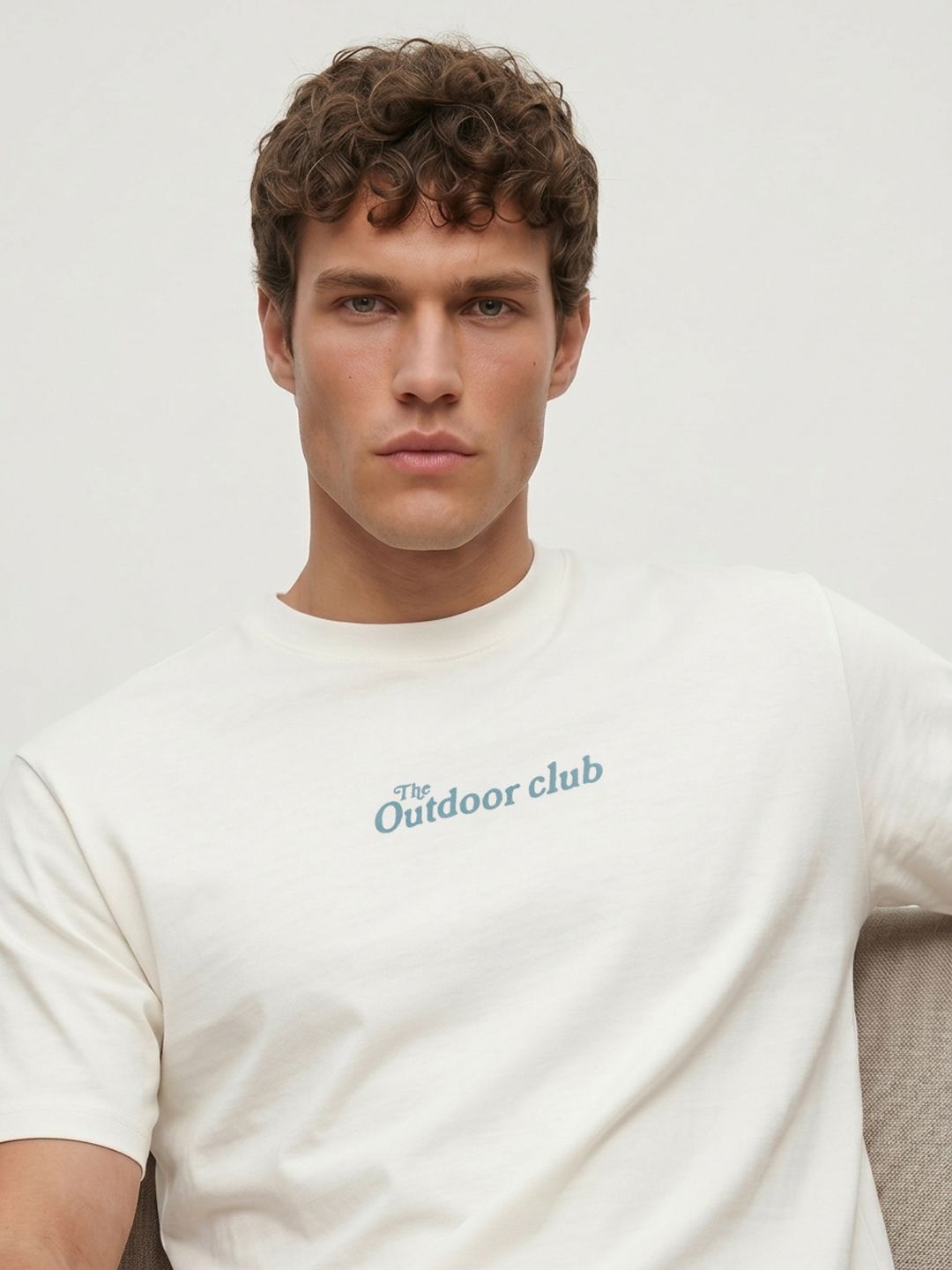 glitchez Men Printed Drop-Shoulder Sleeves Relaxed Fit T-shirt