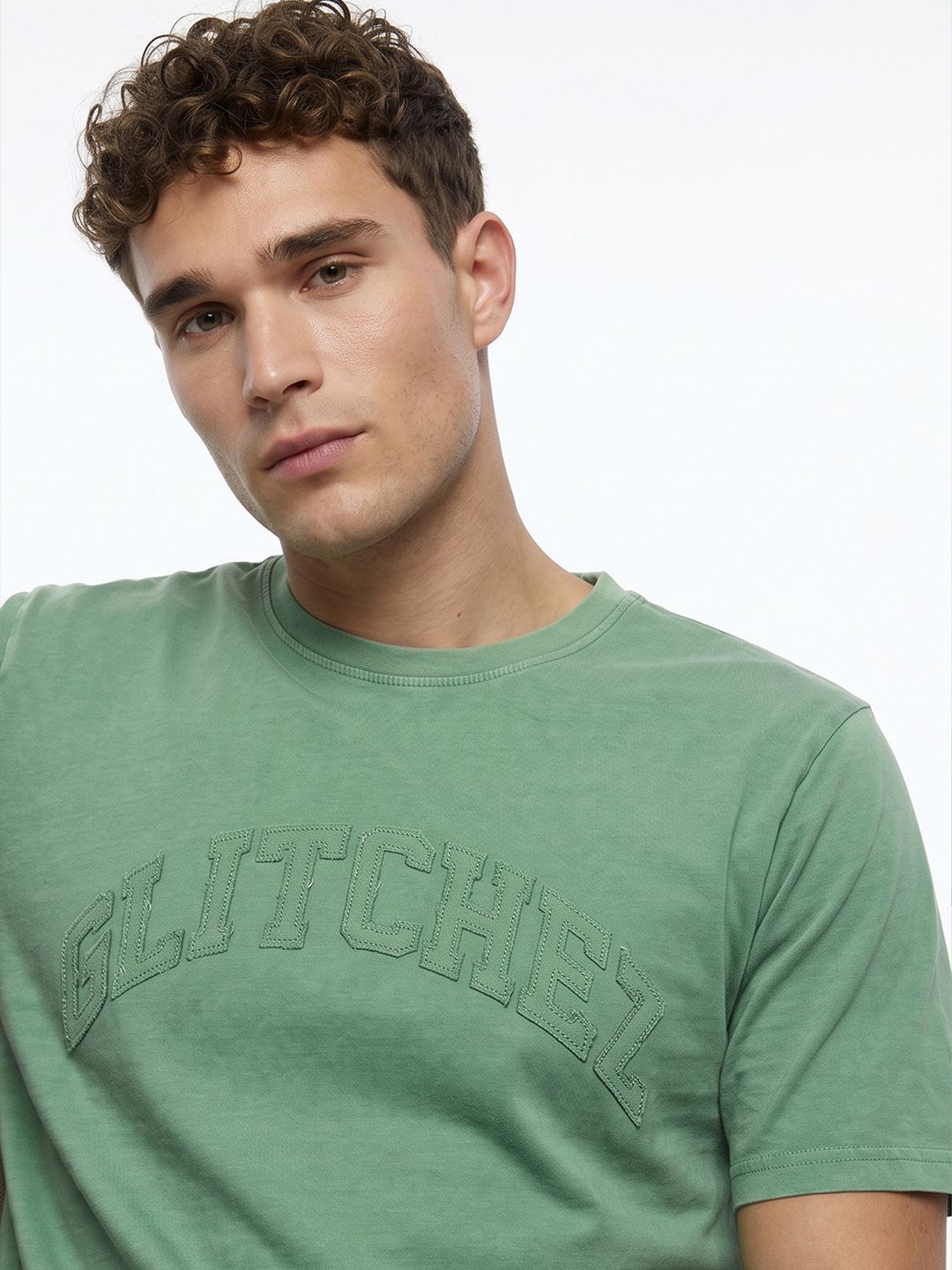 glitchez Overdyed Pure Cotton Oversized Fit T-shirt