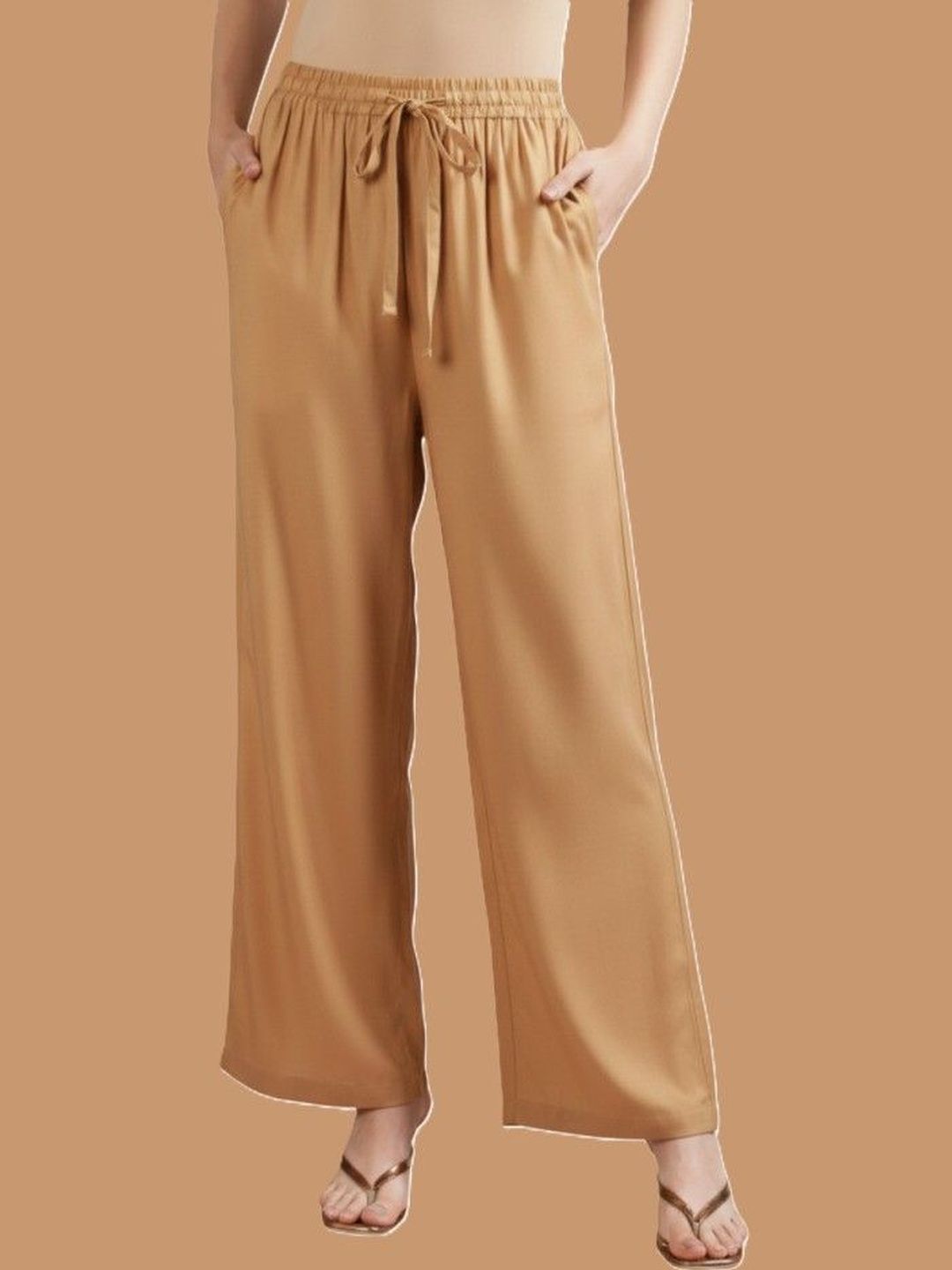 Oxinexx Women Knitted Ethnic Palazzos