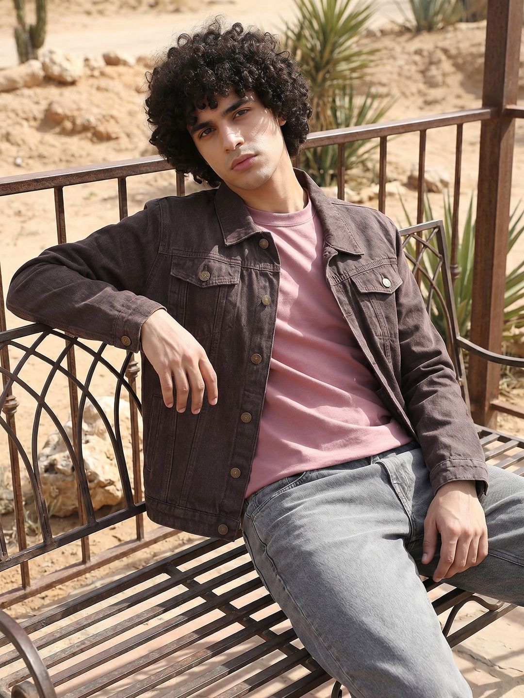 Roadster The Roadster Lifestyle Co Denim Spread Collar Denim Jacket